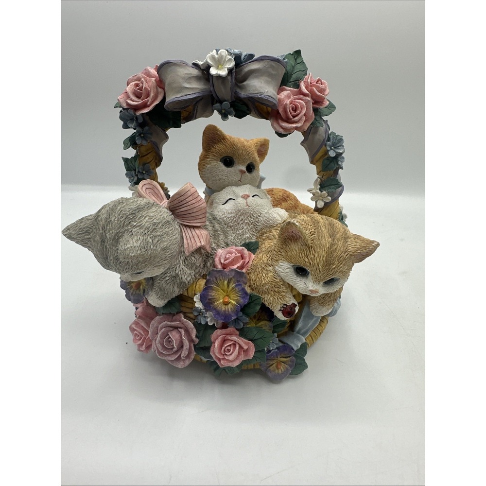 The San Francisco Music Box Company 229751 Kittens‎ In A Basket Fur Elise